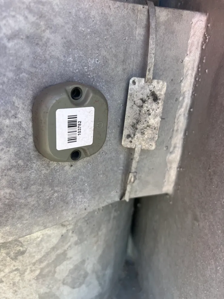 SGET End Terminal with RFID tag for asset tracking